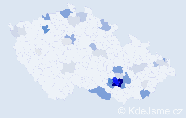 Příjmení: 'Audyová', počet výskytů 141 v celé ČR