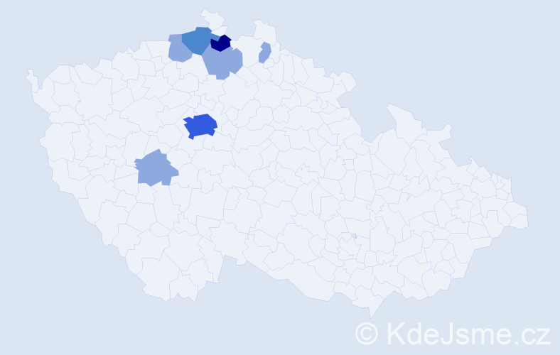 Příjmení: 'Laipold', počet výskytů 14 v celé ČR