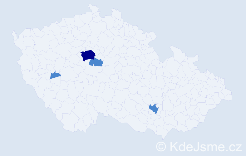 Příjmení: 'Skerlová', počet výskytů 6 v celé ČR