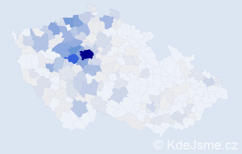 Příjmení: 'Prošek', počet výskytů 899 v celé ČR