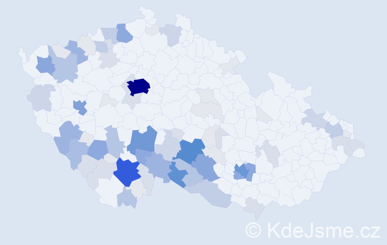Příjmení: 'Chalupská', počet výskytů 311 v celé ČR