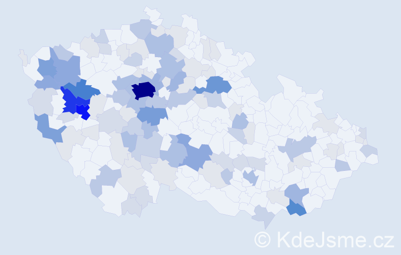 Příjmení: 'Randová', počet výskytů 379 v celé ČR