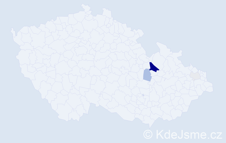 Příjmení: 'Skrottová', počet výskytů 11 v celé ČR