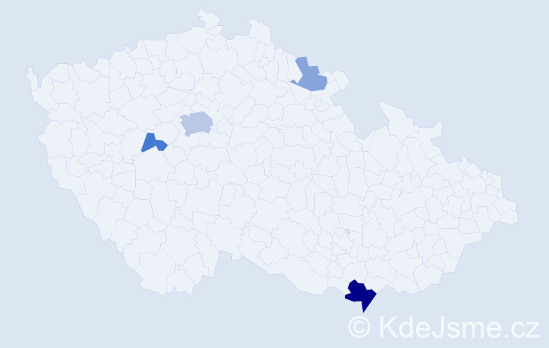Příjmení: 'Leissová', počet výskytů 11 v celé ČR