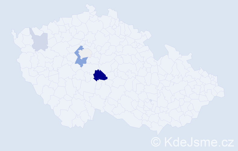 Příjmení: 'Suchopar', počet výskytů 11 v celé ČR