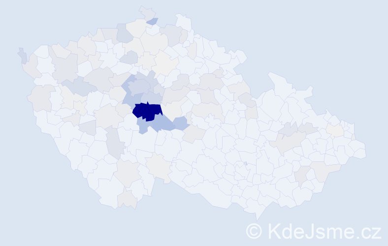 Příjmení: 'Škvor', počet výskytů 476 v celé ČR