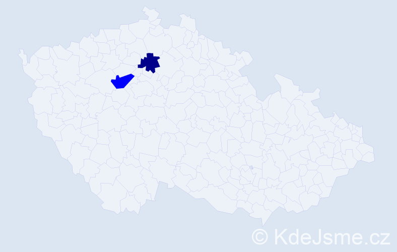 Příjmení: 'Supáčková', počet výskytů 3 v celé ČR