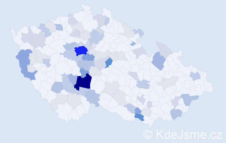 Příjmení: 'Skaláková', počet výskytů 244 v celé ČR