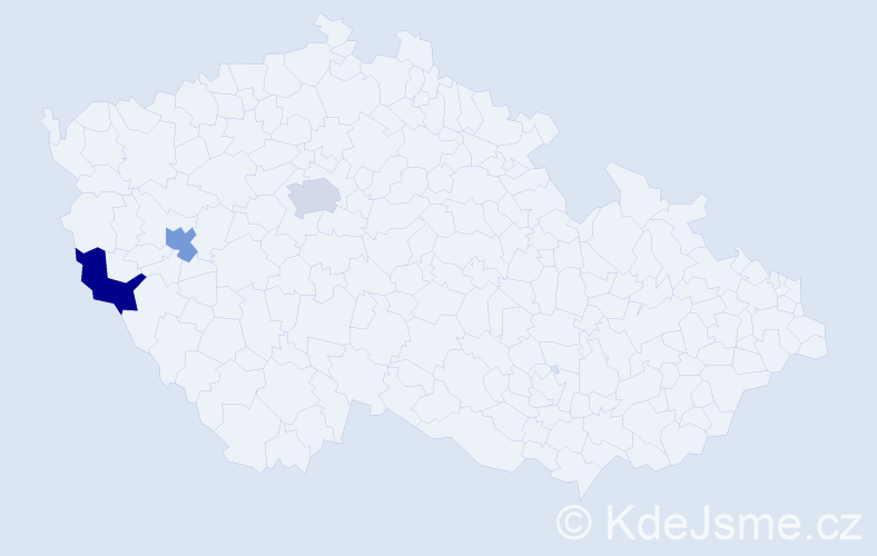 Příjmení: 'Baydyuk', počet výskytů 3 v celé ČR