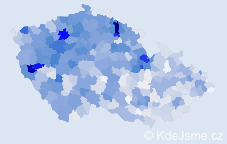 Příjmení: 'Fišerová', počet výskytů 4685 v celé ČR