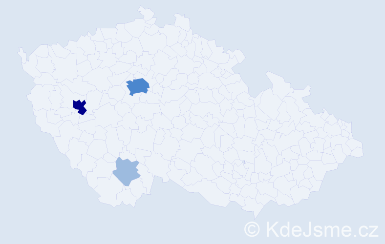 Příjmení: 'Goslerová', počet výskytů 7 v celé ČR