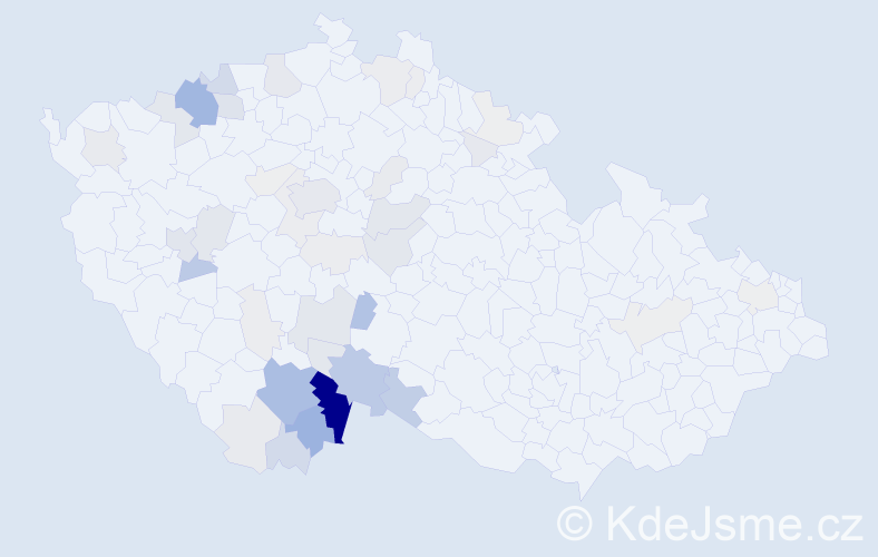 Příjmení: 'Kamišová', počet výskytů 179 v celé ČR