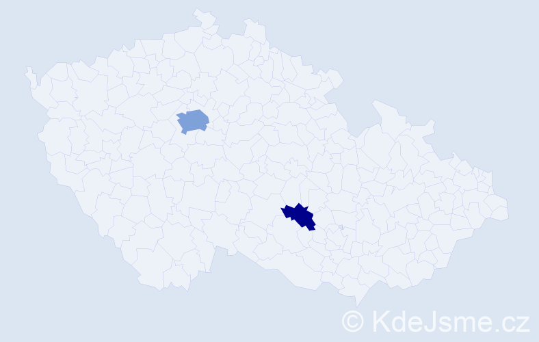 Příjmení: 'Kakušková', počet výskytů 6 v celé ČR