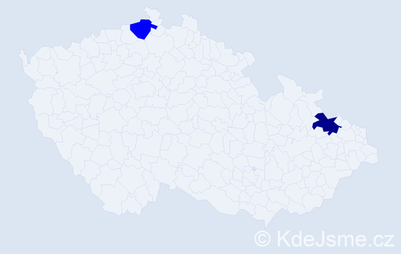 Příjmení: 'Latrach', počet výskytů 3 v celé ČR