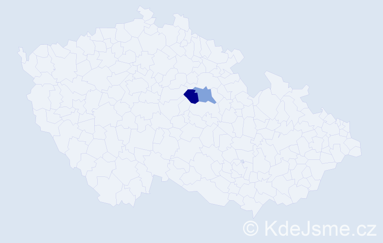 Příjmení: 'Chochlová', počet výskytů 2 v celé ČR