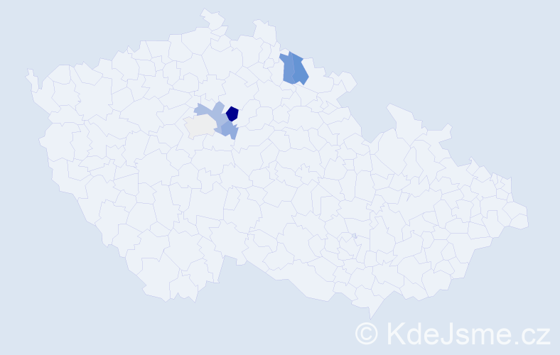 Příjmení: 'Neuhäuselová', počet výskytů 16 v celé ČR