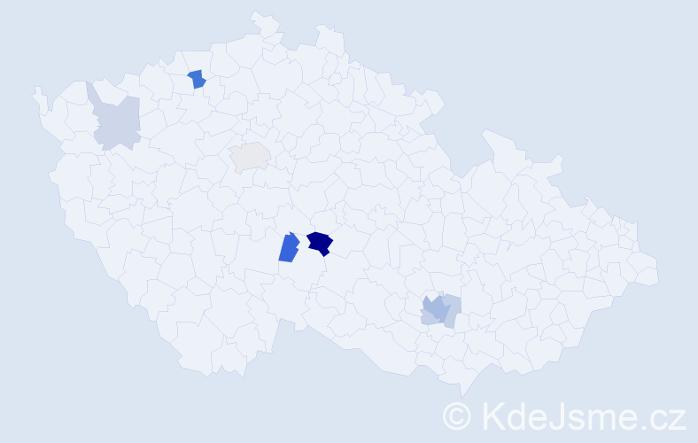 Příjmení: 'Munteanu', počet výskytů 16 v celé ČR