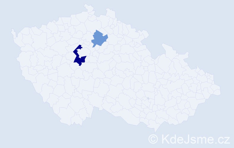 Příjmení: 'Majtenyiová', počet výskytů 4 v celé ČR