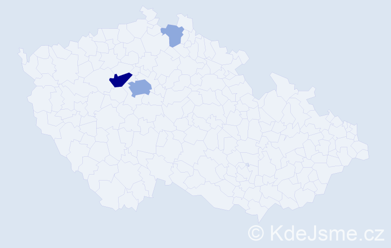 Příjmení: 'Cherpak', počet výskytů 8 v celé ČR