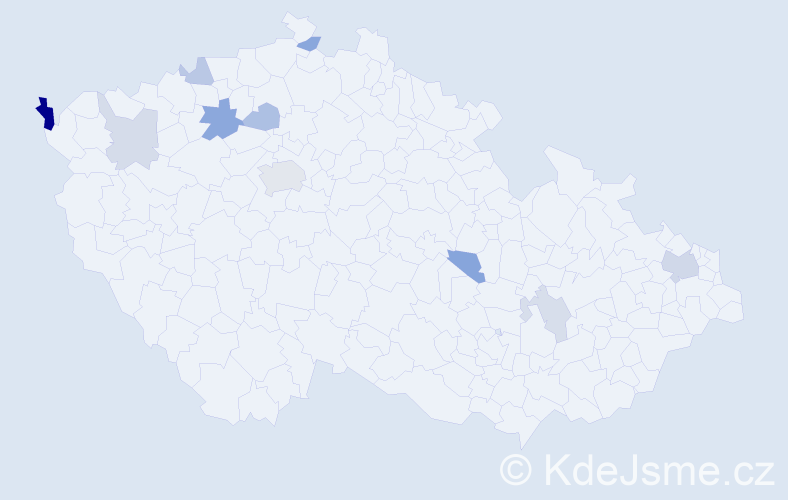 Příjmení: 'Atanasovová', počet výskytů 19 v celé ČR
