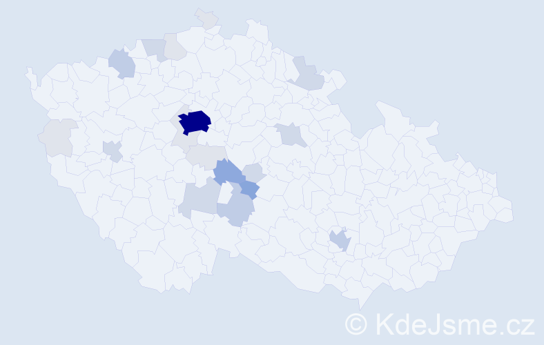 Příjmení: 'Limburský', počet výskytů 70 v celé ČR