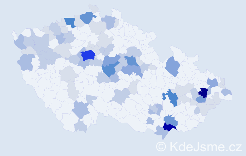 Příjmení: 'Kremlová', počet výskytů 235 v celé ČR