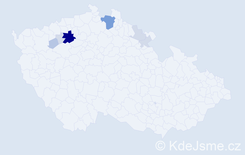 Příjmení: 'Surmay', počet výskytů 27 v celé ČR