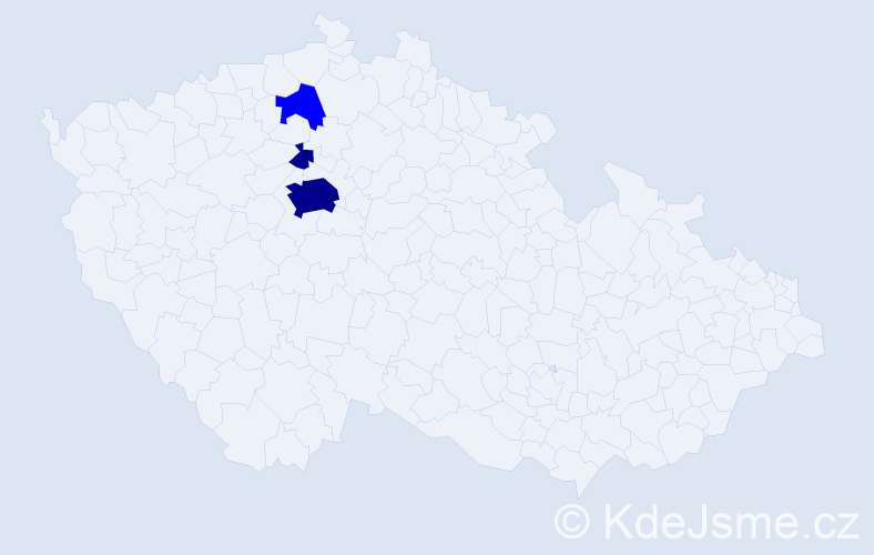 Příjmení: 'Weitosch', počet výskytů 5 v celé ČR