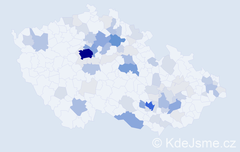 Příjmení: 'Honzáková', počet výskytů 260 v celé ČR