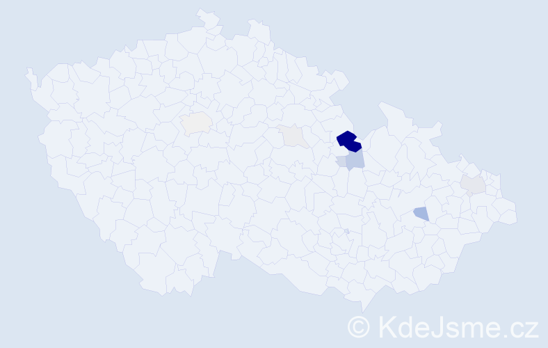 Příjmení: 'Majvaldová', počet výskytů 37 v celé ČR