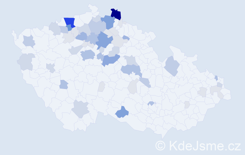 Příjmení: 'Bari', počet výskytů 179 v celé ČR