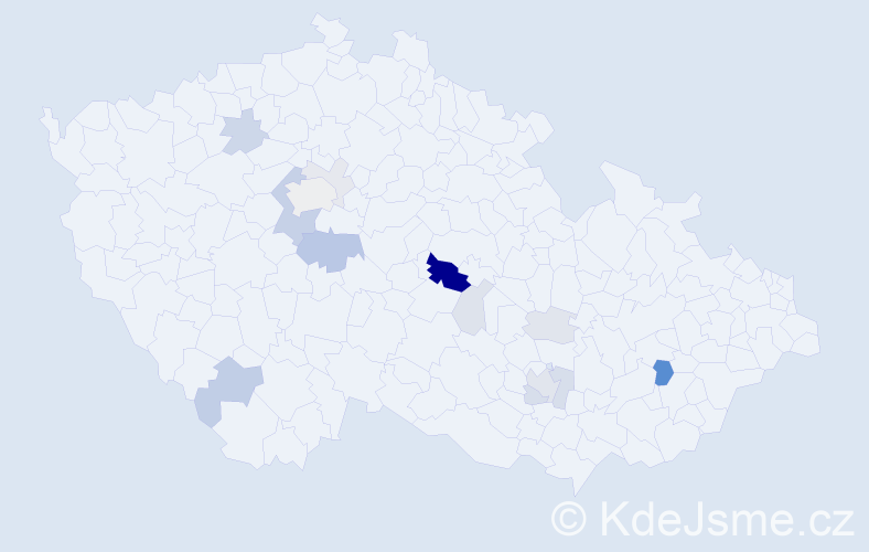 Příjmení: 'Lefflerová', počet výskytů 47 v celé ČR