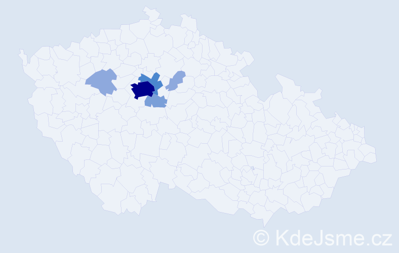 Příjmení: 'Mayrich', počet výskytů 14 v celé ČR