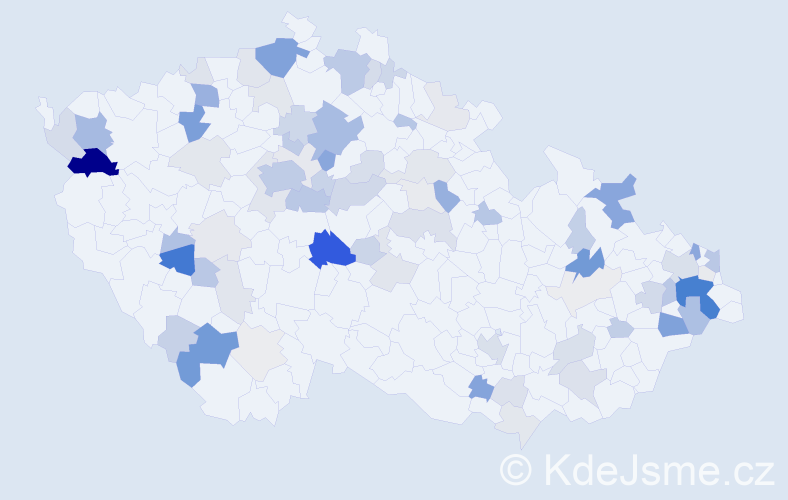 Příjmení: 'Malinovský', počet výskytů 263 v celé ČR