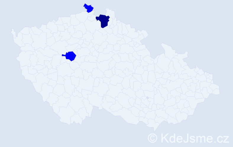 Příjmení: 'Buchholz', počet výskytů 4 v celé ČR