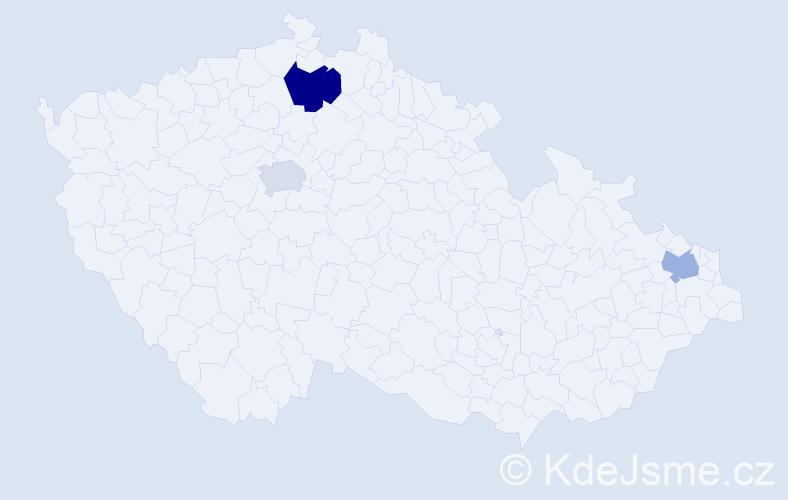 Příjmení: 'Levkovič', počet výskytů 8 v celé ČR