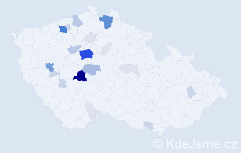 Příjmení: 'Chocholoušek', počet výskytů 101 v celé ČR
