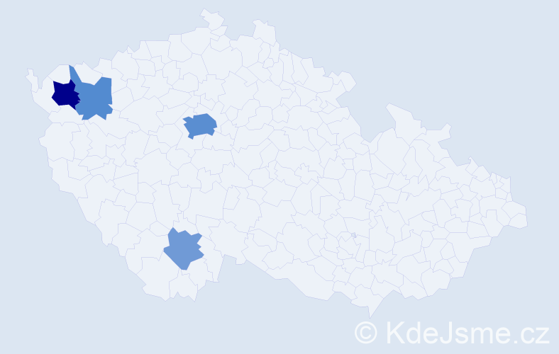 Příjmení: 'Görglová', počet výskytů 12 v celé ČR