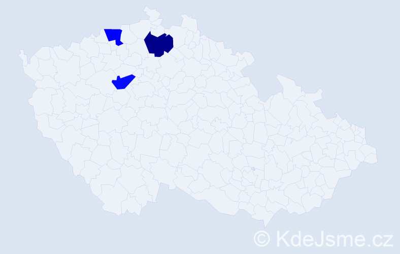 Příjmení: 'Darbinjanová', počet výskytů 3 v celé ČR