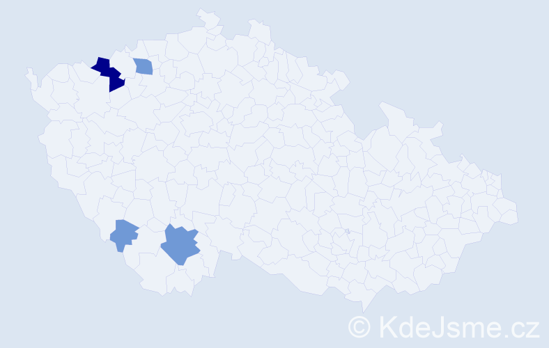 Příjmení: 'Barantálová', počet výskytů 12 v celé ČR