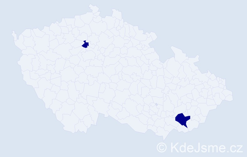 Příjmení: 'Corcodel', počet výskytů 2 v celé ČR