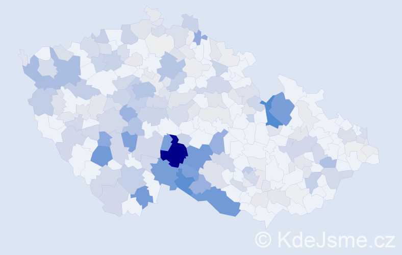 Příjmení: 'Smrčka', počet výskytů 806 v celé ČR