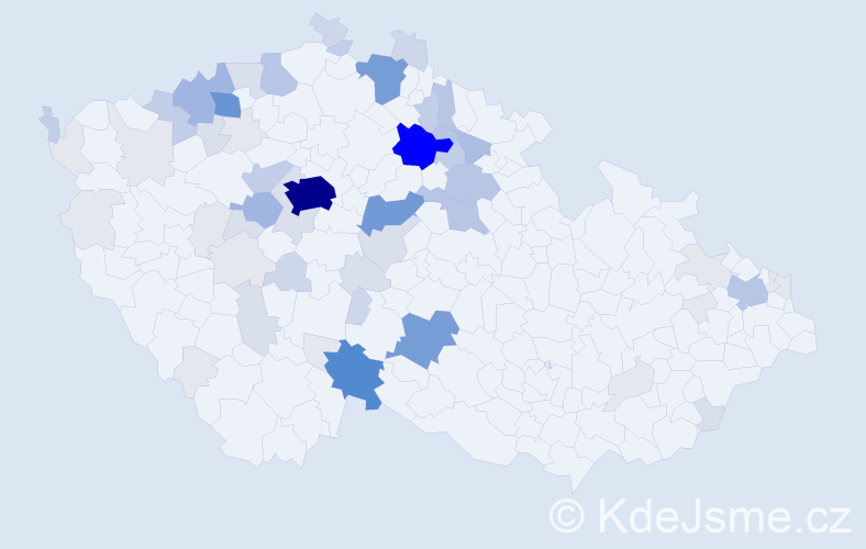 Příjmení: 'Šamková', počet výskytů 275 v celé ČR
