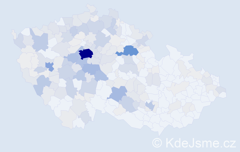 Příjmení: 'Boučková', počet výskytů 930 v celé ČR