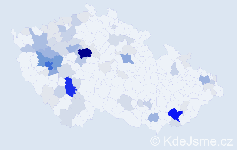 Příjmení: 'Lopata', počet výskytů 257 v celé ČR