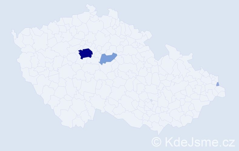 Příjmení: 'Gačová', počet výskytů 10 v celé ČR