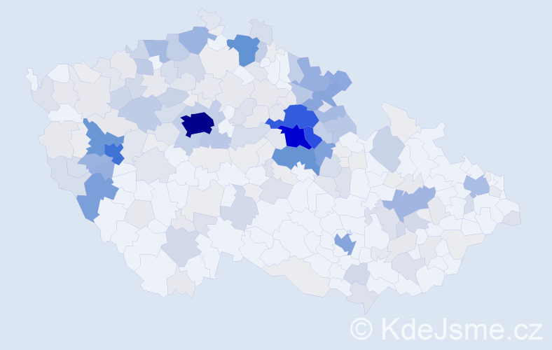 Příjmení: 'Schejbal', počet výskytů 1089 v celé ČR