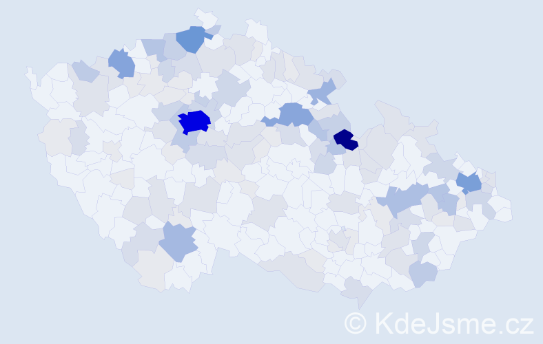 Příjmení: 'Luxová', počet výskytů 424 v celé ČR