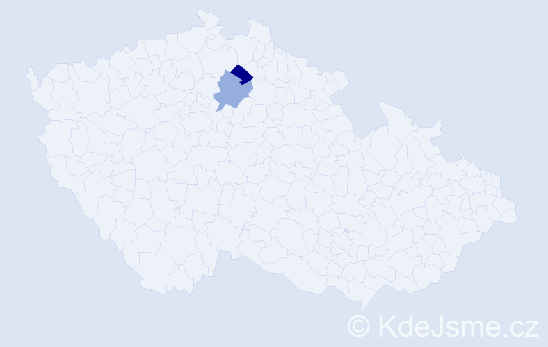 Příjmení: 'Amberg', počet výskytů 2 v celé ČR