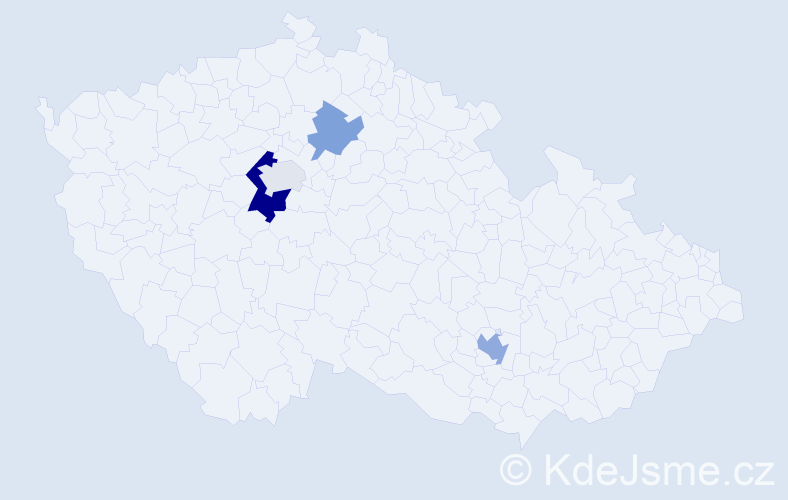 Příjmení: 'Buričová', počet výskytů 8 v celé ČR